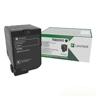 EXT Toner original Lexmark 75B20K0 , negru , 13000p , returnare [1]