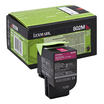 EXT Toner original Lexmark 80C20ME , magenta , 1000p , returnare [1]