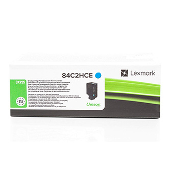EXT Toner original Lexmark 84C2HCE , cyan , 16000p , capacitate mare , returnare [1]