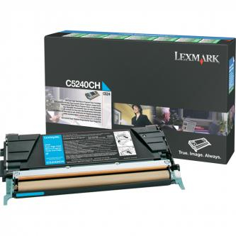 EXT Toner original Lexmark C5240CH , cyan , 5000p , returnare [1]