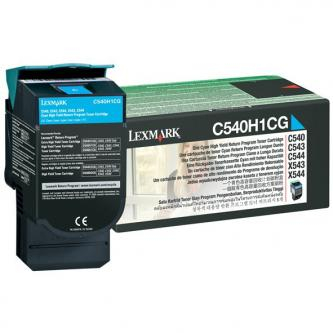 EXT Toner original Lexmark C540H1CG , cyan , 2000p , capacitate mare , returnare [1]