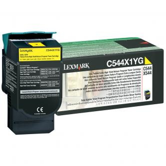 EXT Toner original Lexmark C544X1YG , galben , 4000p , capacitate extra mare , returnare [1]
