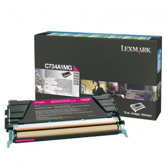 EXT Toner original Lexmark C734A1MG , magenta , 6000p , returnare [1]