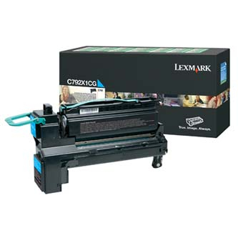 EXT Toner original Lexmark C792X1CG , cyan , 20000p , capacitate extra mare , returnare [1]