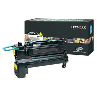 EXT Toner original Lexmark C792X1YG , galben , 20000p , capacitate extra mare , returnare [1]
