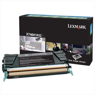 EXT Toner original Lexmark X746H1KG , negru , 12000p , capacitate mare , returnare [1]
