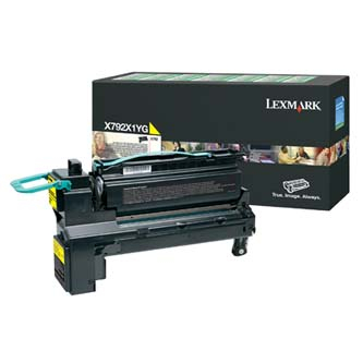 Toner original Lexmark X792X1YG , galben , 20000p , returnare , EOL [1]