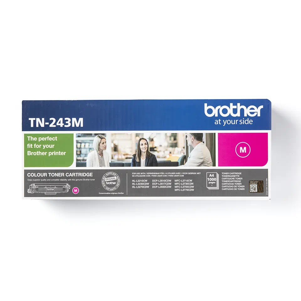 Toner Original TN243M Brother Magenta, TN243M, pentru HL-L3210 | L3270 | DCP-L3510 | L3550 | MFC-L3730 | L3770, 1K [2]