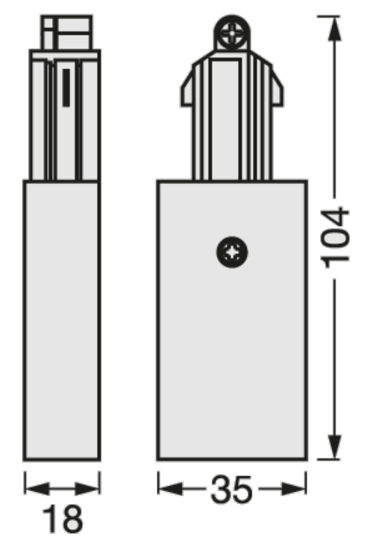 TRACKLIGHT SUPPLY CONNECTOR WT LEDV Cod Produs: 4058075763968 [3]