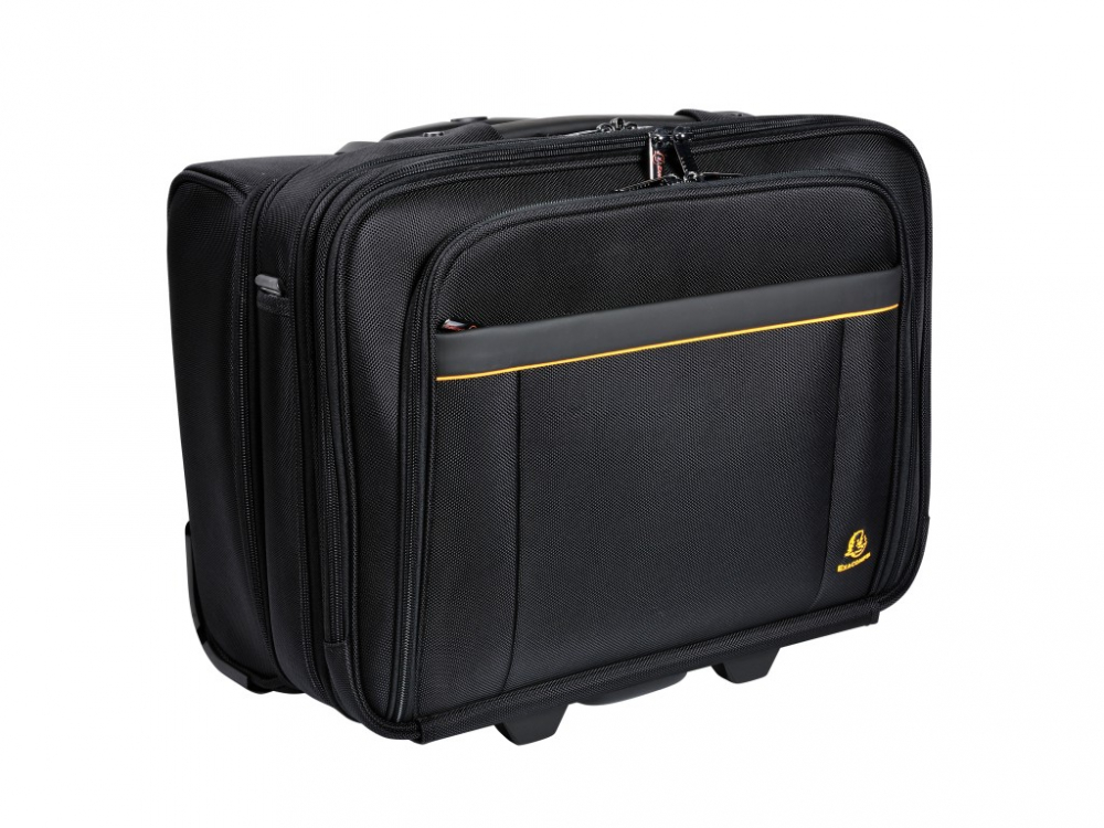 Troler de mana cu 2 roti laptop 15,6" Exactive Exacompta 18534E, negru [2]