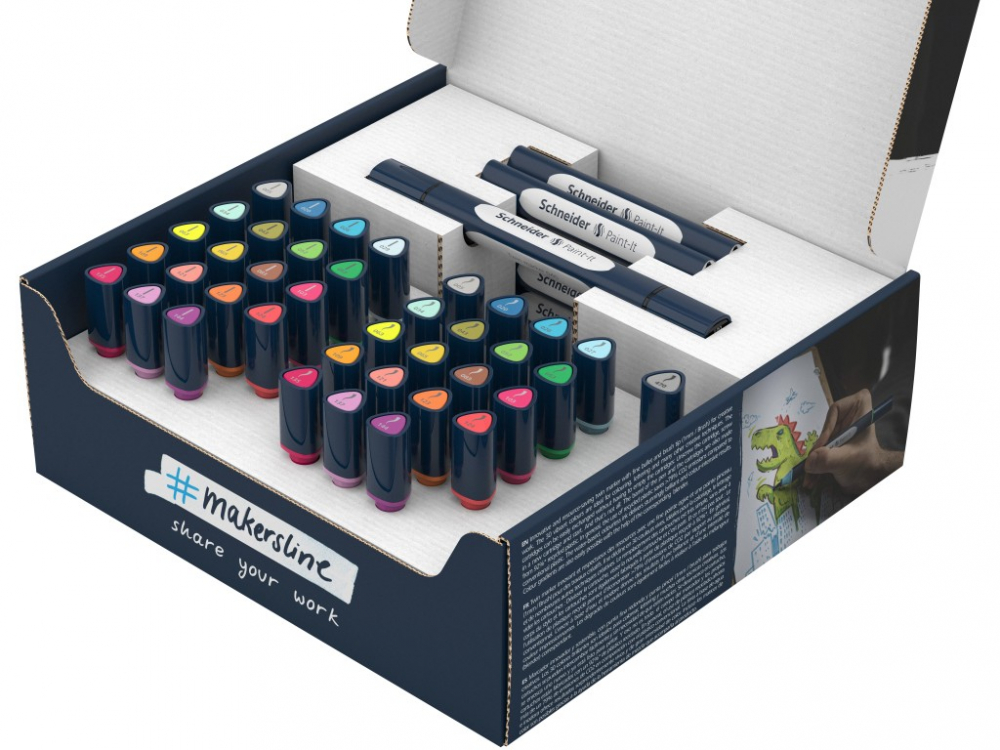 Twinmarker Schneider Paint-It 040 brush + round complete set V1 52 buc ass [1]