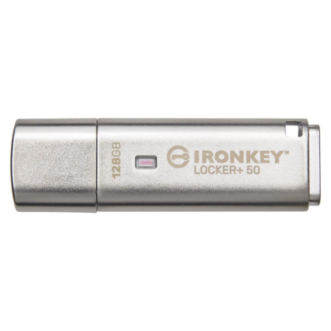 Electronice - 128GB IronKey Locker Plus 50 AES Encrypted, USBtoCloud, Cod Produs: IKLP50/128GB