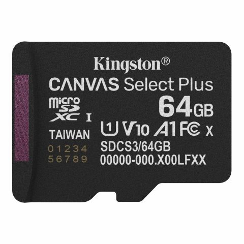 Card-uri SD - 64GB micSDXC Canvas Select Plus Gen3 100 Cod Produs: SDCS3/64GBSP