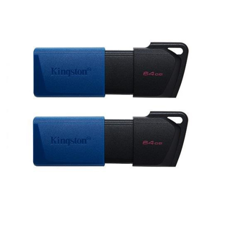 Electronice - 64GB USB3.2 Gen 1 DataTraveler Exodia M (Black + Blue) - 2 Pieces , Cod Produs: DTXM/64GB-2P