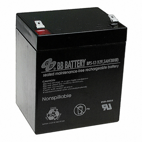 Baterii UPS - ACUMULATOR UPS CYBER POWER 12V / 5Ah , pentru seriile BU600 + BU650E / UT650E + UT650EG / UT1050 + UT1050EG , Cod Produs: RBP0119