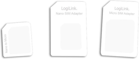 Electronice - ADAPTOR LOGILINK pt. SIM, de la nano SIM, la standard SIM Cod Produs: AA0047