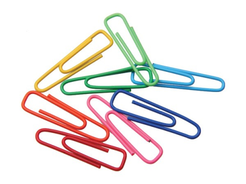 Ace, capse, agrafe, clipsuri, pioneze - Agrafe metalice color 28mm