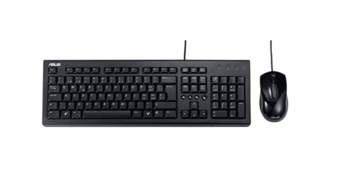 ASUS U2000 Keyboard + Mouse Kit Optical 1000DPI USB 1Y Black , Cod Produs: 90-XB1000KM000R0- [0]