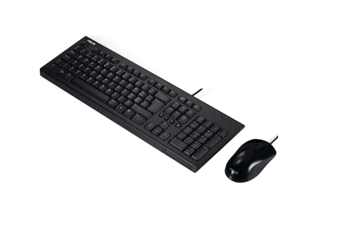 ASUS U2000 Keyboard + Mouse Kit Optical 1000DPI USB 1Y Black , Cod Produs: 90-XB1000KM000R0- [1]
