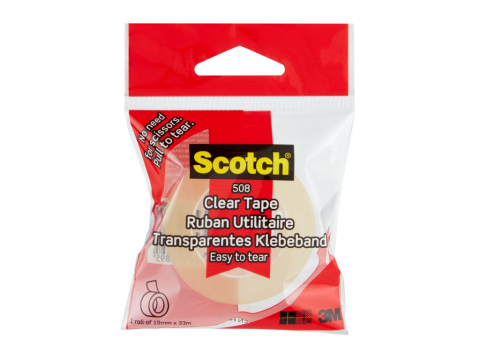 Benzi adezive si accesorii - Banda adeziva transparenta 19 mm x 33 m 3M Scotch