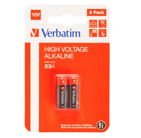 BATERIE ALCALINA VERBATIM 12V 23A 2 BUCATI Cod Produs: 49940 [2]