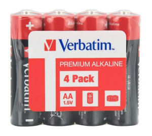 R06,R03,R14,R20,9V - Baterie Verbatim AA (R6), 4 buc/set