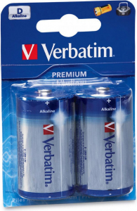 R06,R03,R14,R20,9V - Baterie Verbatim D (R20), 2 buc/set