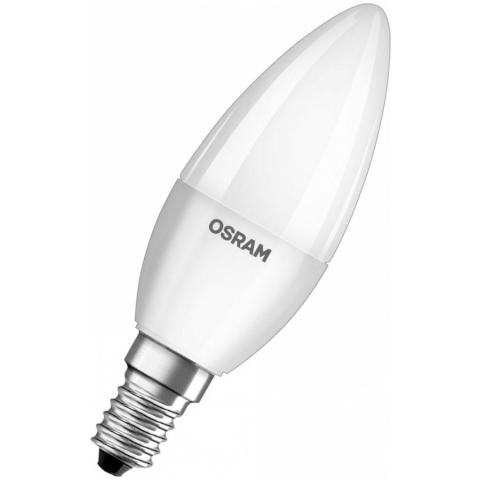 Becuri - BEC LED Osram ,  soclu E14 ,  putere 5.7W ,  forma lumanare ,  lumina alb calda ,  alimentare 220 - 240 V ,  Cod Produs: 4052899326453
