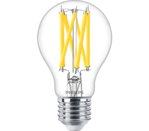 BEC LED Philips ,  soclu E27 ,  putere 10.5W ,  forma clasic ,  lumina alb calda ,  alimentare 220 - 240 V ,  Cod Produs: 8719514324077 [0]