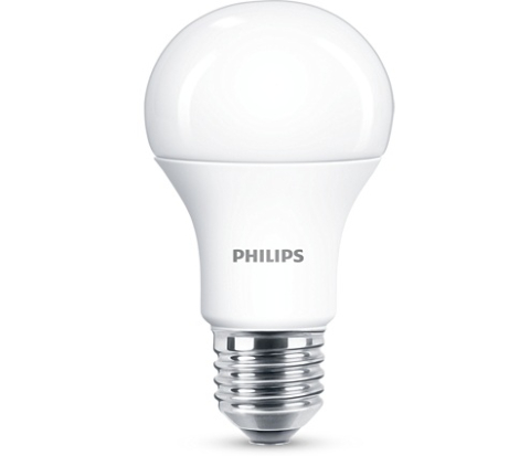 BEC LED Philips ,  soclu E27 ,  putere 11W ,  forma clasic ,  lumina alb calda ,  alimentare 220 - 240 V ,  Cod Produs: 8718699769703 [0]