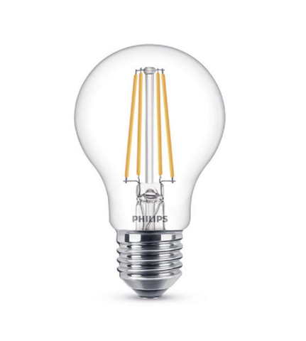 BEC LED Philips ,  soclu E27 ,  putere 7W ,  forma clasic ,  lumina alb calda ,  alimentare 220 - 240 V ,  Cod Produs: 8718696742419 [1]