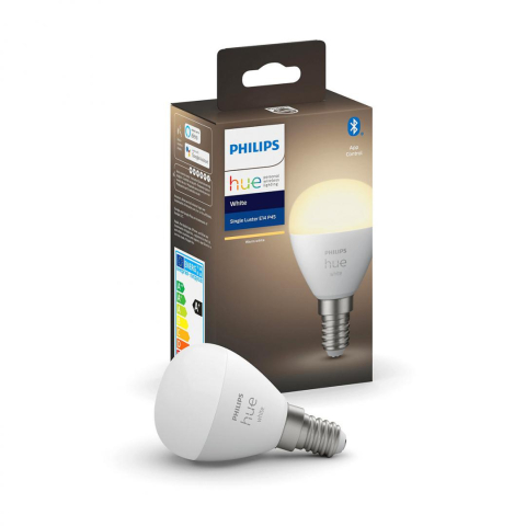BEC smart LED Philips ,  soclu E14 ,  putere 5.7W ,  forma clasic ,  lumina alb calda ,  alimentare 220 - 240 V ,  Cod Produs: 8719514266889 [0]