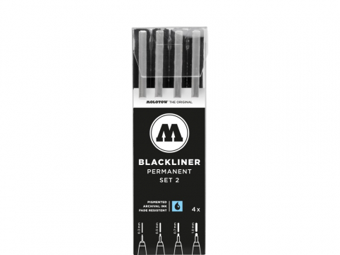 Molotow - Blackliner Etui Set 2 4 buc