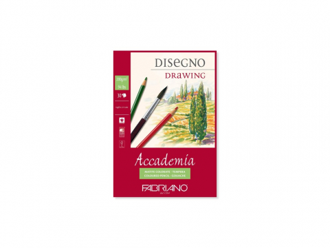 Caiete si blocuri de desen - Bloc desen Accademia Disegno, A5, 200 g, 30 file, fara spirala Fabriano