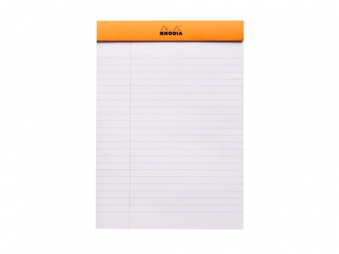 Blocnotes A5, capsat, 80 file, N°16, Rhodia Basic, orange [1]