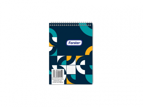 Caiete si blocuri de desen - Blocnotes A6 spirala 50 file Forster