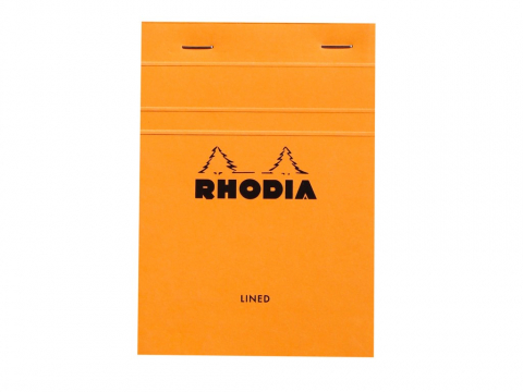 Agende - Blocnotes capsat N13 10,5 x 14,8 cm 80 file Rhodia Orange