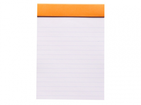 Blocnotes capsat N13 10,5 x 14,8 cm 80 file Rhodia Orange [1]