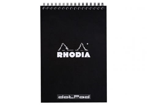 Agende - Blocnotes grafic A5 spirala 80 file Rhodia Classic Black