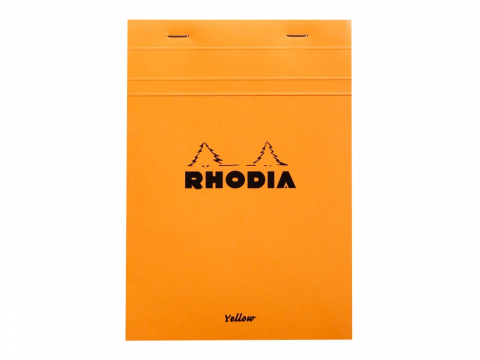 Agende - Blocnotes N16 14,8 x 21 cm capsat 80 file galbene Rhodia Orange