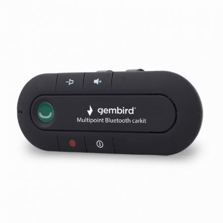 Electronice - CarKIT GEMBIRD Bluetooth 2.1+ EDR, modul handsfree, autonomie 12 ore, conectare 2 telefoane simultan