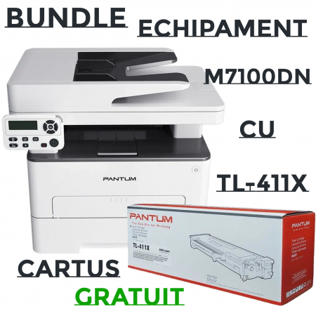 Cartuse originale Pantum - Bundle Pantum M7100DN cu Cartus TL-411X (6k) GRATUIT