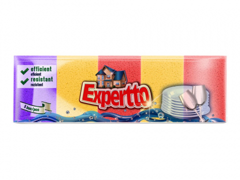 Accesorii menaj - Burete vase Rainbow Expertto 5/set