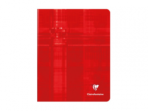 Rechizite si articole scolare - Caiet 16,5 x 21, capsat cm 48 file, matematica, Clairefontaine