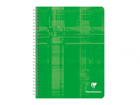 Caiet 17 x 22 cm spirala 50 file matematica 4 x 4 Clairefontaine [2]