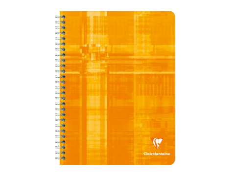 Caiet 17 x 22 cm spirala 50 file matematica 4 x 4 Clairefontaine [3]