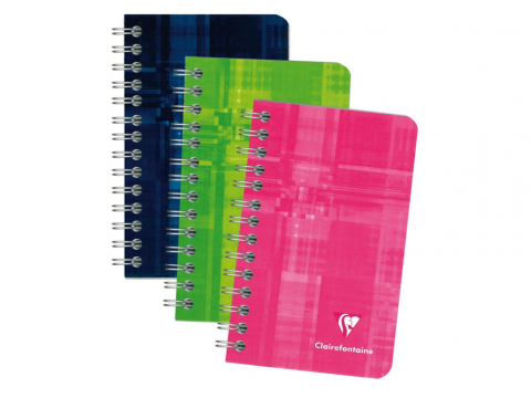 Agende - Caiet 7,5 x 12 cm spirala 50 file Clairefontaine