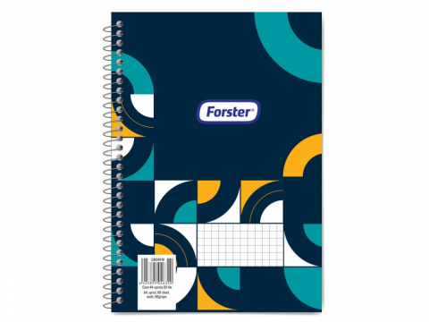 Rechizite si articole scolare - Caiet A4 spirala 80 file Forster