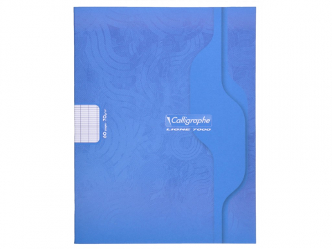 Caiet A5+ (17 x 22 cm) capsat, 16 file, liniatura franceza, Clairefontaine [1]