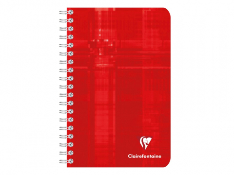 Caiet A6+ (11 x 17 cm) spirala ,  90 file ,  matematica ,  Clairefontaine [1]